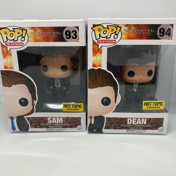 Fbi Funko Pop Supernatural Sam Fbi Sam And Dean Funko Pop